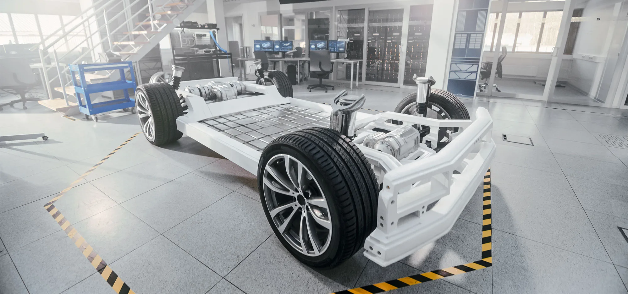 Modular drive system for electric vehicles.